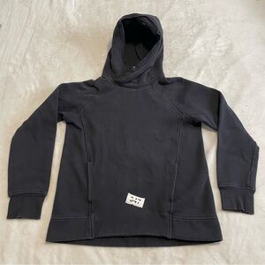 Lululemon Black Scuba Hoodie Women size 6 Sweatshirt Yoga Athleisure Run